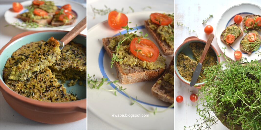 05 1068x534 Wegański pasztet z kaszy jaglanej i quinoa z boczniakami