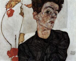 Egon Schiele autoportret 300x241 Setna rocznica śmierci Egona Schiele